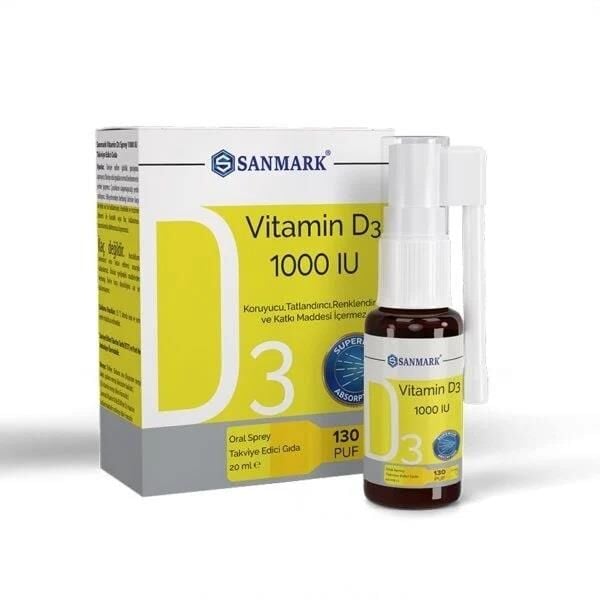 Sanmark Vitamin D3 1000IU Daily Support Spray 20 ml