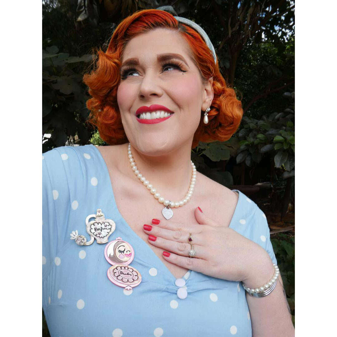Secret Admirer Brooch PINK by Asia Ellington x Lipstick & Chrome