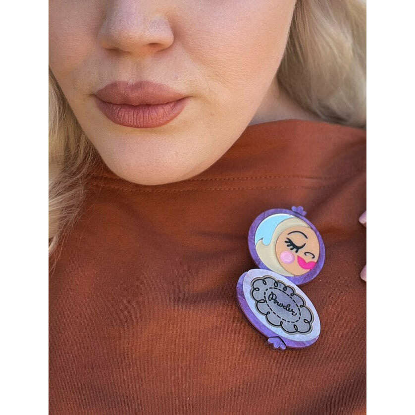 Secret Admirer Brooch RED by Asia Ellington x Lipstick & Chrome