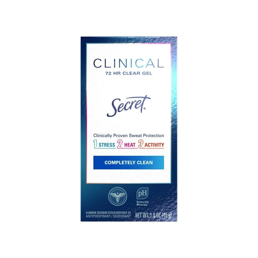 Secret Clinical Strength Completely Clean Clear Gel 45g