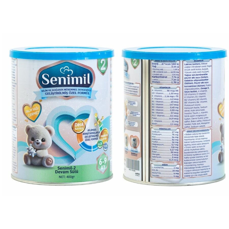 Senimil 2 Follow-on Milk Formula for 6-9 Months 400g