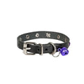 Cattie Rhinestone Leather Cat Collar Stylish Pet Accessory XL