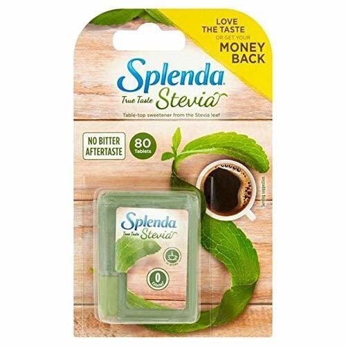 Splenda Stevia Sweetener Tablets for Hot Drinks 80 Count