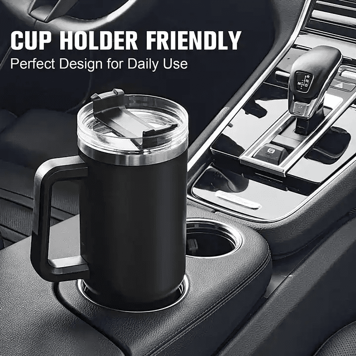Hot Pink 40oz Tumbler  Cup Holder Friendly