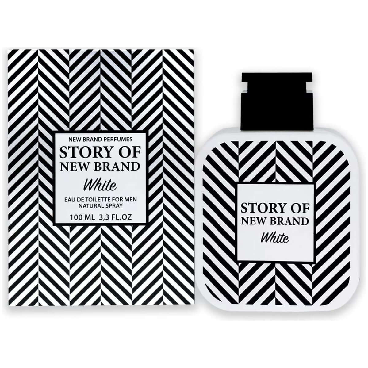 New Brand Story Of White by New Brand for Men 3.3 oz EDT Spray