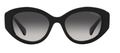 Swarovski 6005 10018G Black Gradient Square Sunglasses