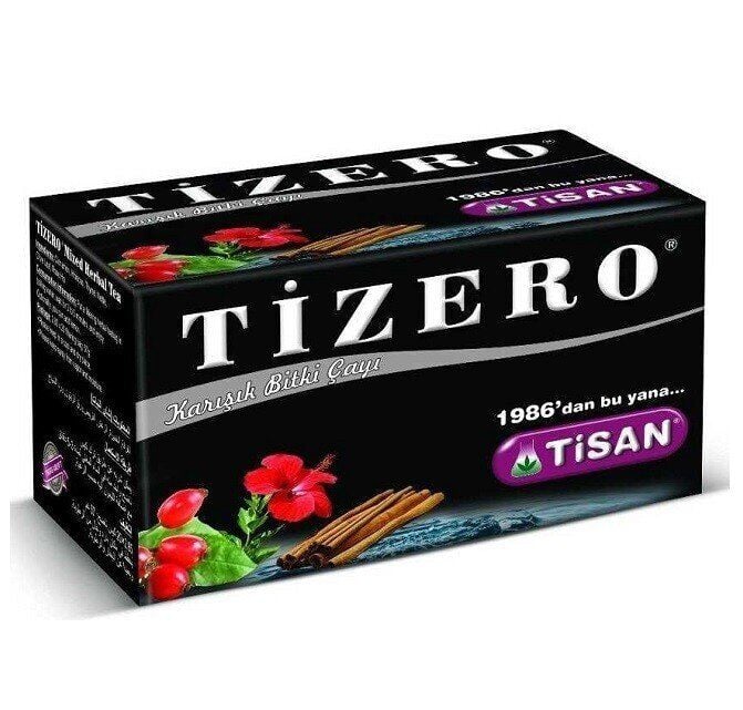 Tisan TiZero Mixed Herbal Tea Blend 20 Tea Bags