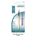 Trim Gold Slanted Tip Tweezers for Precise Grooming 1 ct