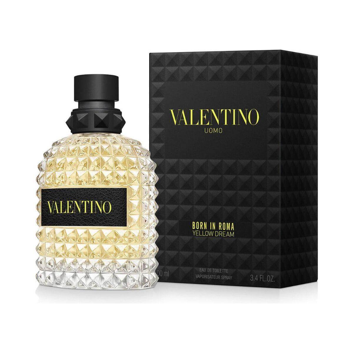 Uomo Born In Roma Yellow Dream by Valentino for Men EDT 3.4 oz