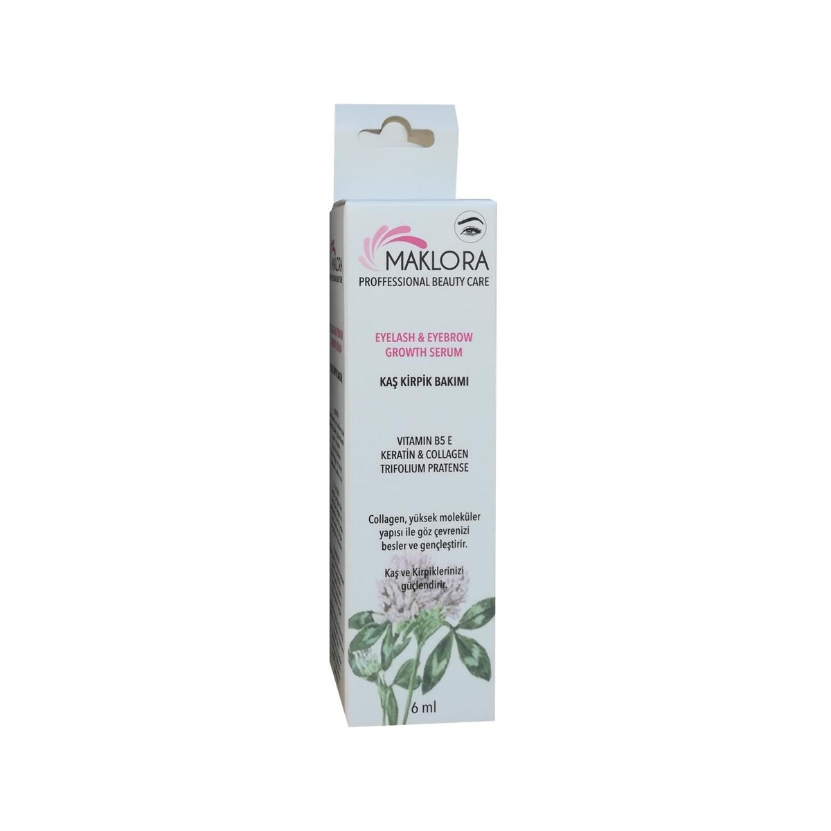 Maklora Eyebrow and Eyelash Serum - Nourishing 6ml Formula for Healthier Brows and Lashes