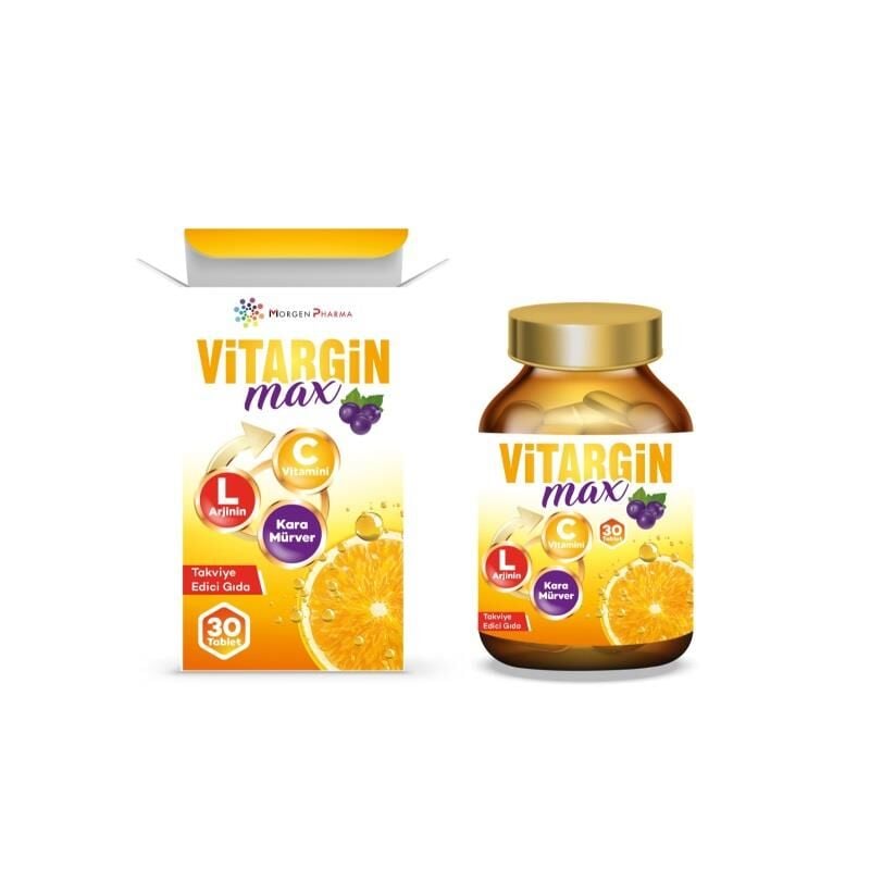 Morgen Pharma Vitargin MAX Immune Support Supplement 30 Tablets