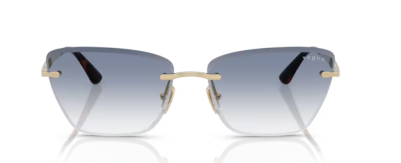 Vogue 0VO4332S Women's Designer Sunglasses Gold Frame 59mm