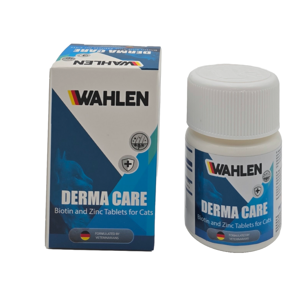 Wahlen Cat Skin & Coat Support Supplement with Biotin 100 Tablets