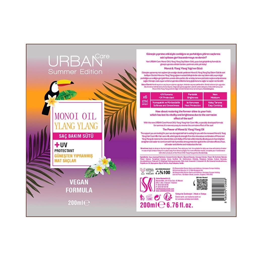 Urban Care Monoi & Ylang Ylang Sun Recovery Hair Milk 200 ml
