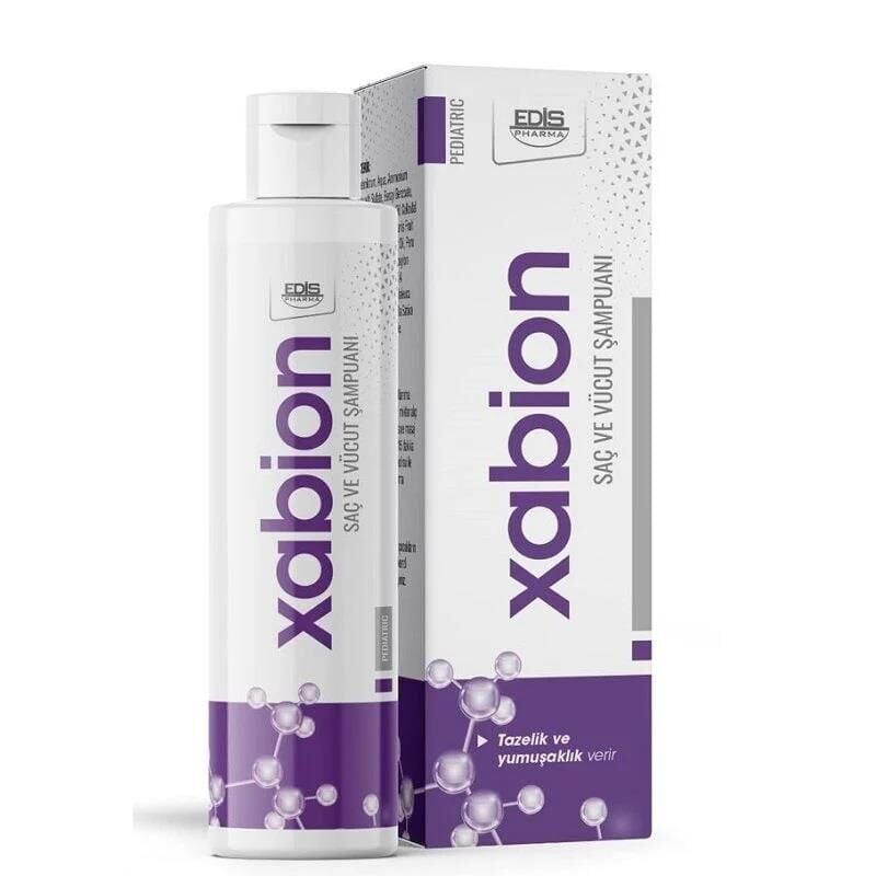 Xabion Pediatric Hair & Body Wash for Gentle Cleansing 250ml