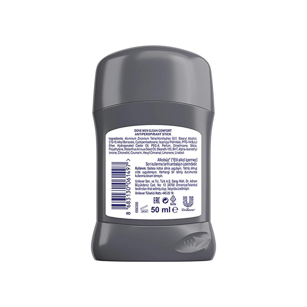 Dove Men Clean Comfort Advanced Care Stick Deodorant 50 ml