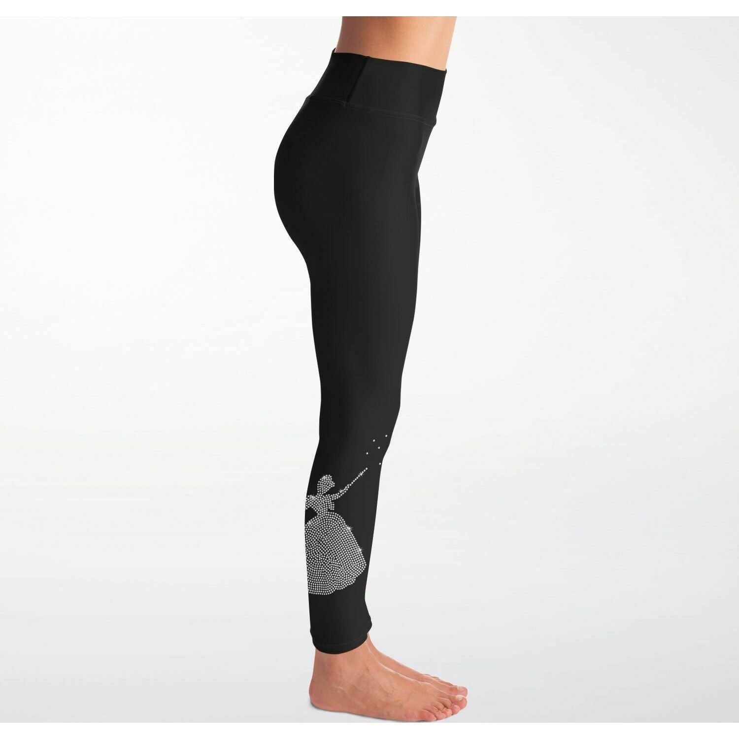 Princess Rhinestone Leggings with Pockets