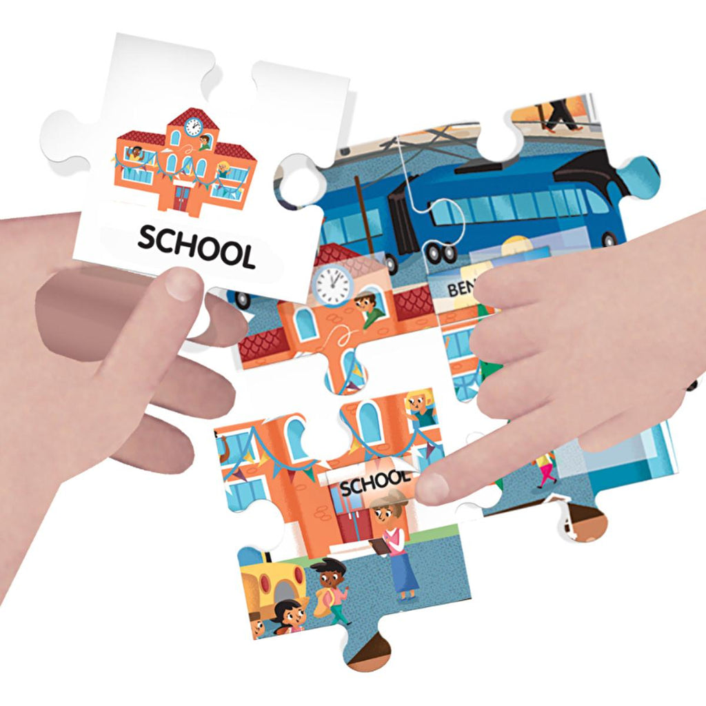 Headu Educational Puzzle for Children - English Vocabulary Learning Toy for Kids Aged 4-8