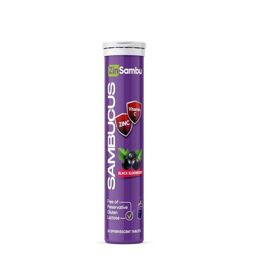 Anti Naturel Zinsambu Elderberry & Vitamin C Supplement 20 Tablets