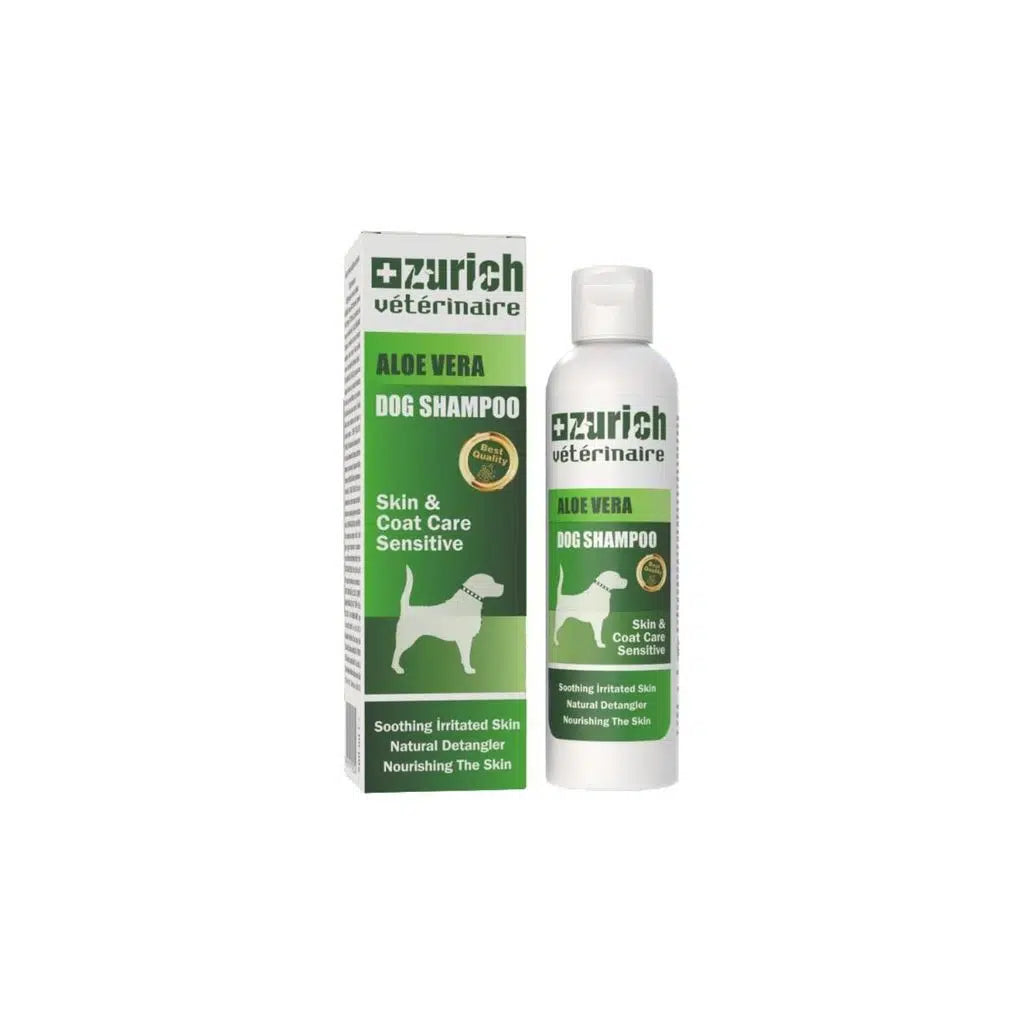 Zurich Veterinaire Aloe Vera Dog Shampoo for Shiny Coats 200 ml